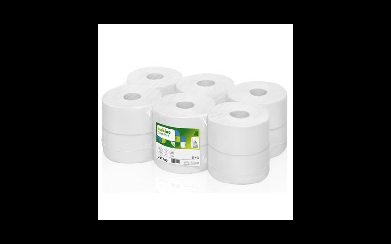Papier WC Comfort 2 plis à dévidage central 180 m - 12 rlx. (CF2)
