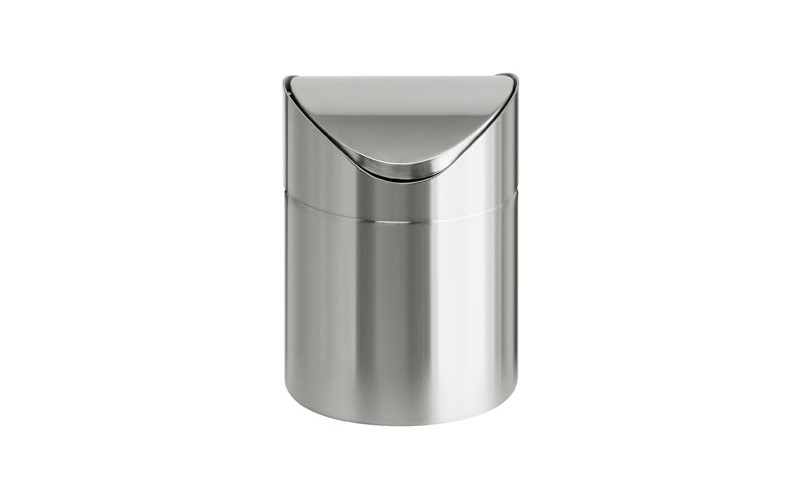 Tisch Abfallbehälter aus Edelstahl - 1,5 Liter