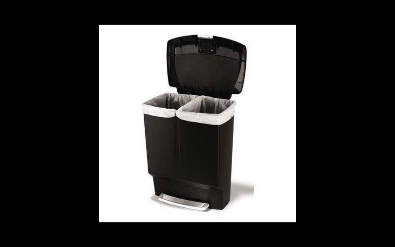 Plastic Rectangular Recycler 60 Liter (30/30), Simplehuman