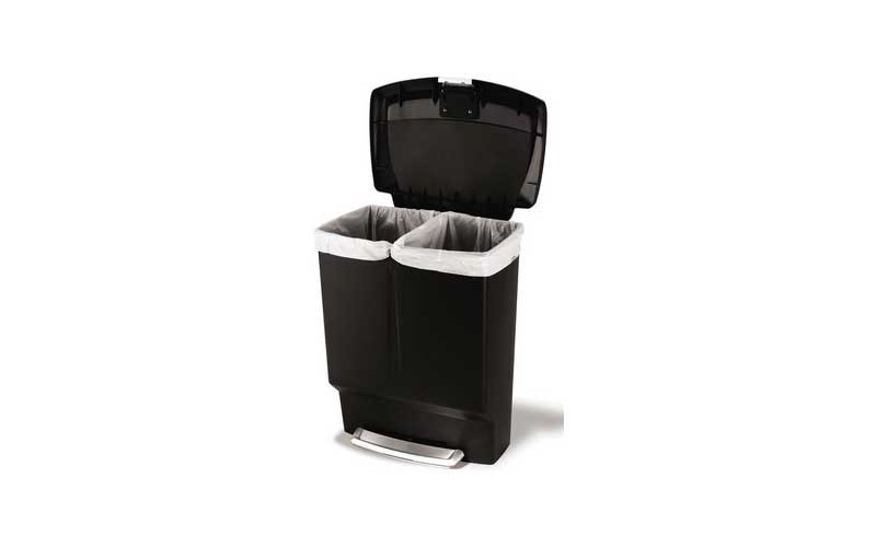 Plastic Rectangular Recycler 60 liter (30/30), Simplehuman