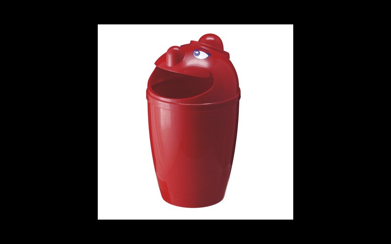 Afvalbak met gezicht - 75 Liter