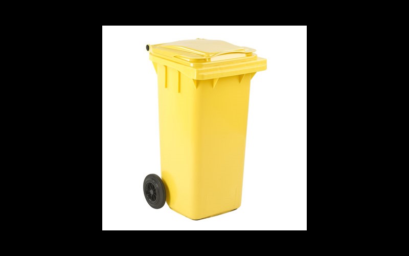 Mini-container 120 ltr - Geel