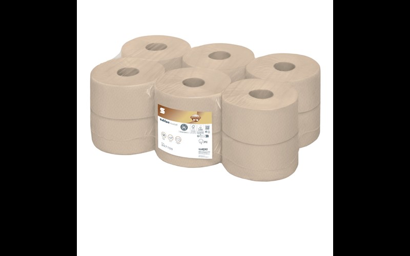 Toiletpapier PureSoft 2 lgs centerfeed 180 m - 12 rollen (CF2)