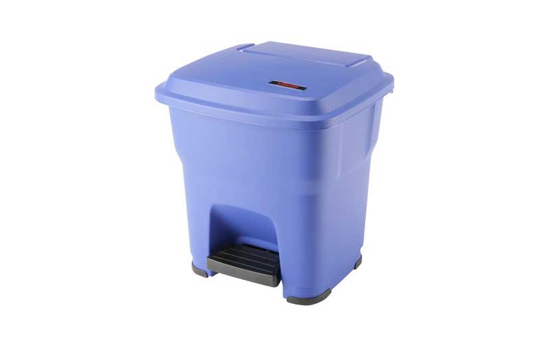 Vileda HERA poubelle à pédale - 35 L - Bleu