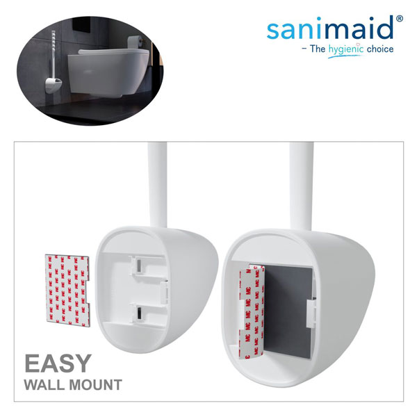 Sanimaid garniture WC - Blanc murale