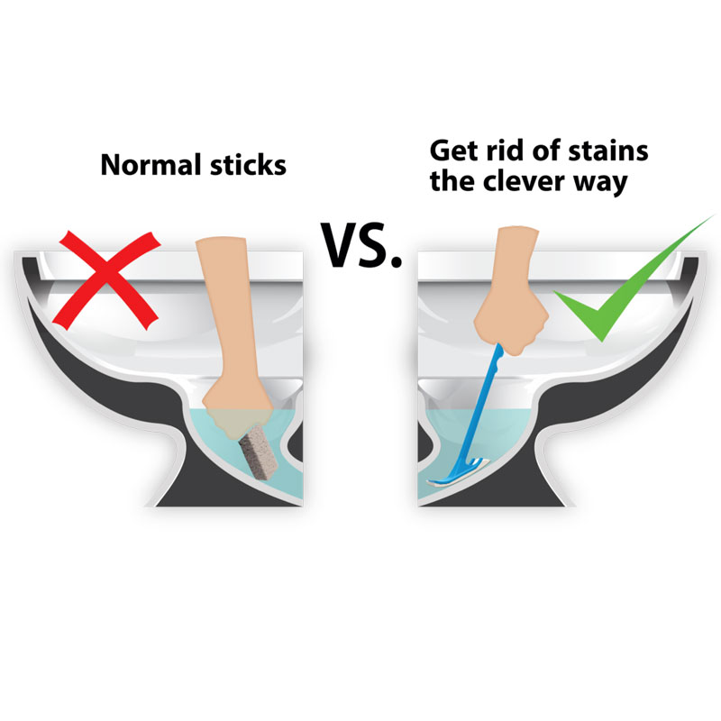 WC Stain remover - Kit avec 4 pads