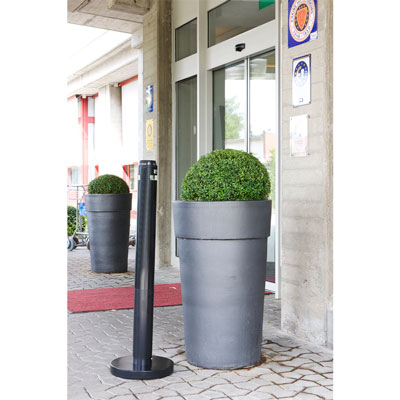 Smokers' Pole, Rubbermaid zwart