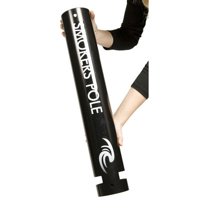 Smokers' Pole, Rubbermaid zwart