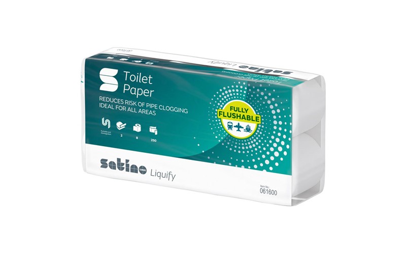 WC Papier Liquify 2 Lg Weiss - 250 Bl. - 64 Rollen