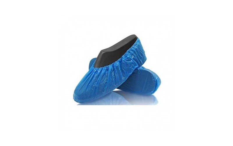 Couvre-chaussures bleus - PE - 100 pcs