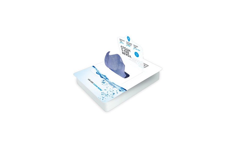 WET2GO READY lavette microfibres bleu 40x30 cm - 6 x 20 pièces