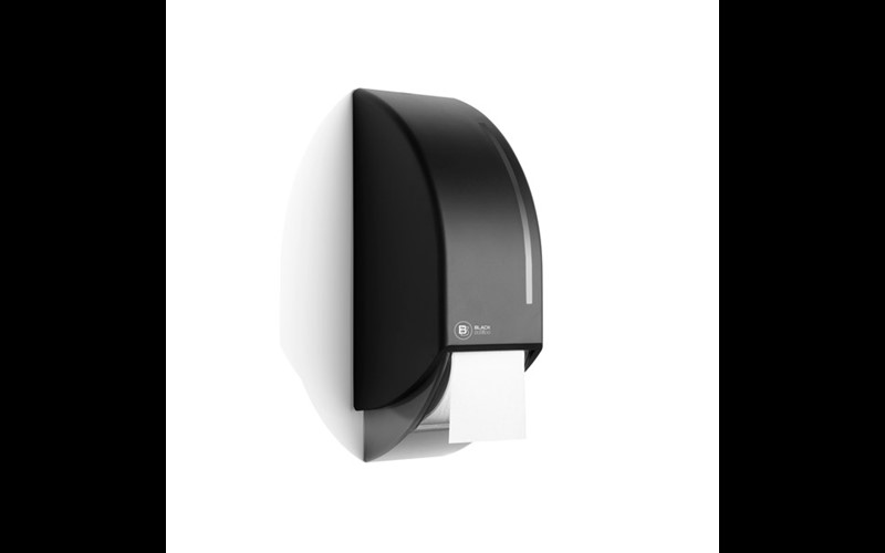 Dispenser Papier WC Noir - Rouleaux système (ST10)