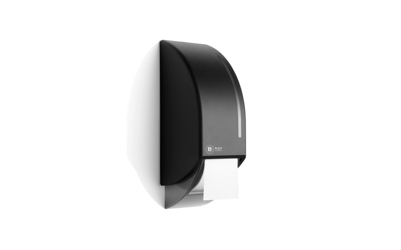 Dispenser Toiletpapier Zwart - System Rollen (ST10)
