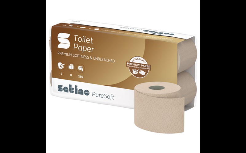 Toiletpapier PureSoft 3 lg - 250 vellen - 64 Rollen (MT1)