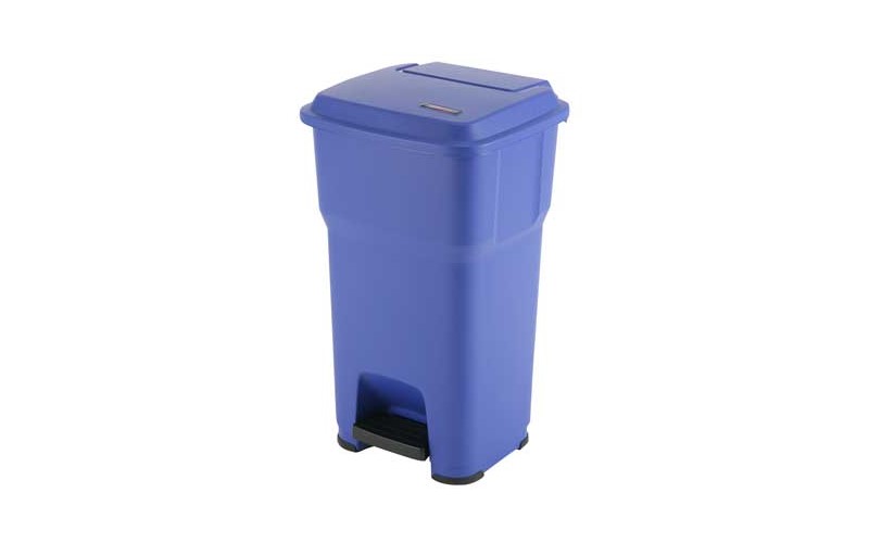 Vileda HERA poubelle à pédale - 60 L - Bleu